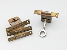 Lotto 4 serrature vintage uguali funzionanti con chiave restauro mobili antichi