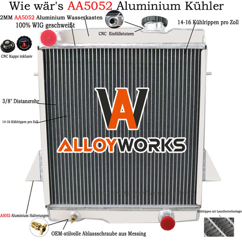 Radiatore alluminio file per - alluminio, 3