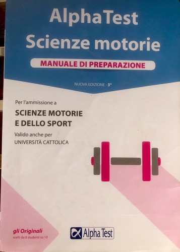 Alphatest scienze motorie - alphatest,