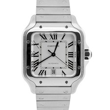 Cartier Santos WHITE ROMAN