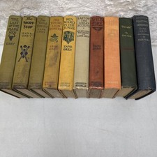 Lot Of 10 Zane Grey Vintage