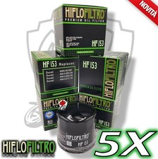 KIT 5 FILTRI FILTRO OLIO HIFLO