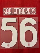 KIT SAELEMAEKERS 56 BIANCO X MAGLIA CALCIO MILAN 22-23 NUOVO NEW