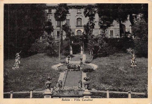 Cartolina solcio villa - solcio,