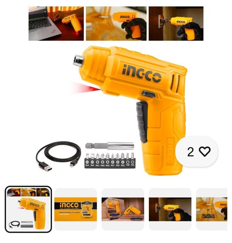 Ingco avvitatore batteria 4 - a,