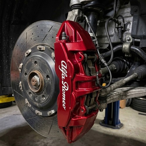 Kit 4pz adesivi alfa romeo - adesivi,