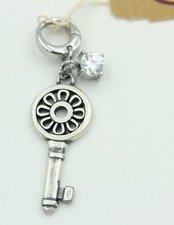 FOSSIL charm ciondolo bracciale mendicante charms KEY TO HEART zirconi 