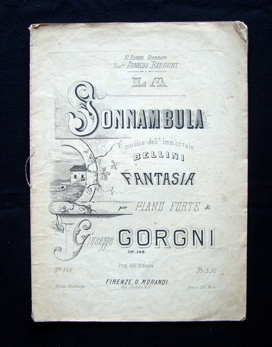 Spartito sonnambula bellini - la,