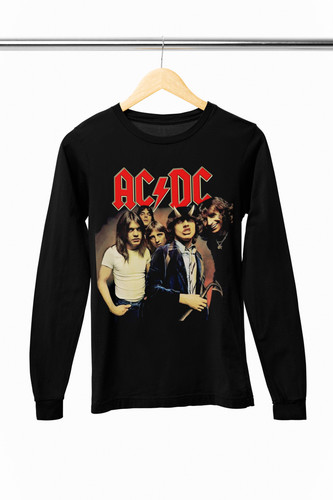 Acdc shirt manica - -, lunga