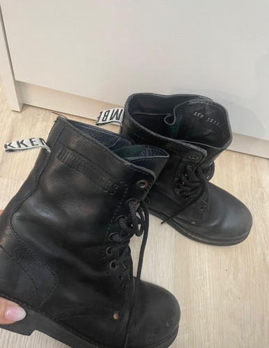Bikkembergs anfibi pelle - anfibi, in