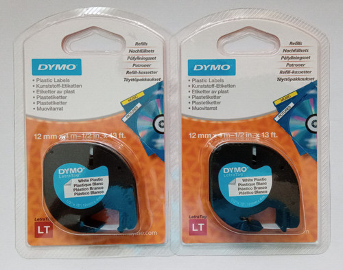 Dymo letratag 91221 nastro - 2x,
