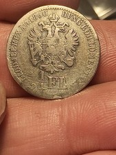 AUSTRIA 1/4 Fiorino 1860 Zecca