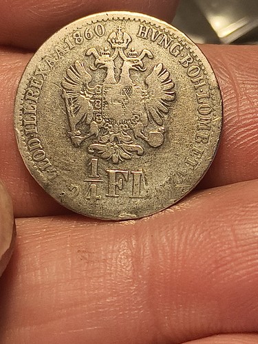 Austria fiorino 1860 zecca - austria,