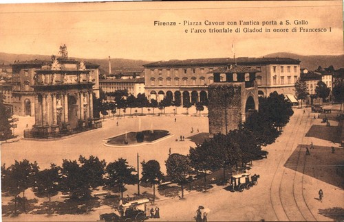 Firenze piazza cavour - firenze, con