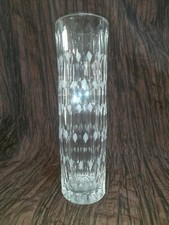 Vaso cilindrico in cristallo