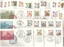 CASTELLI   1980   FDC ALA   -  24 BUSTE  