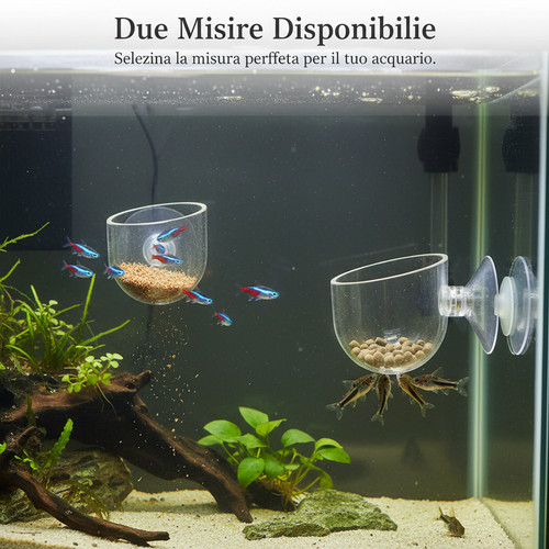 Mangiatoia acquario vaso per - mangiatoia, e