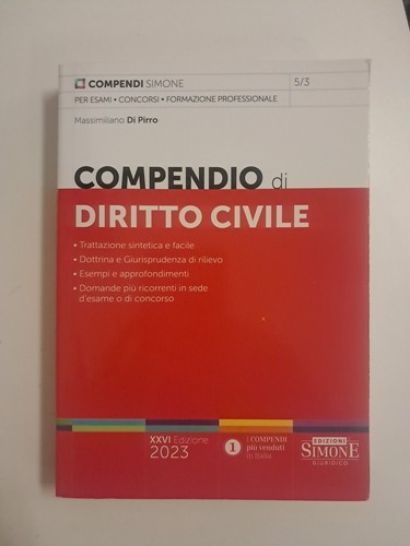 Compendio diritto civile - diritto,