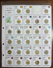 FOGLIO x  2 EURO COMMEMORATIVE