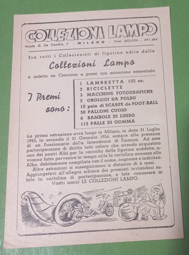 Lampo volantino del concorso - -,