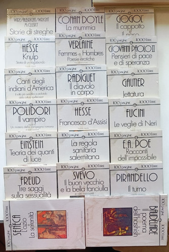 Lotto libri 100 pagine - 20,