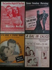 Vintage Sheet Music MOVIE