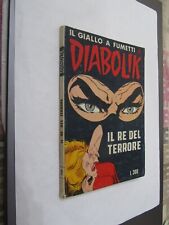 DIABOLIK N. 1 - IL RE DEL TERRORE PRIMA RISTAMPA COSTOLA BIANCA - OTTIMO