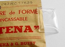 VETRO OROLOGIO RETTANGOLARE 17