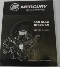 90-8M0090434 2015 Mercury Mercruiser 540 Mag Bravo 4V Entrofuoribordo Servizio