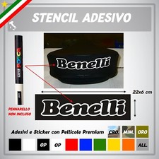 Adesivo stencil Benelli logo