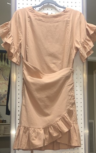 Beige solid ruffle - beige,