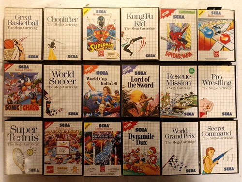 Sega master system lot - master, 18