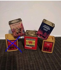 Vecchie Scatole Latta Da Tea