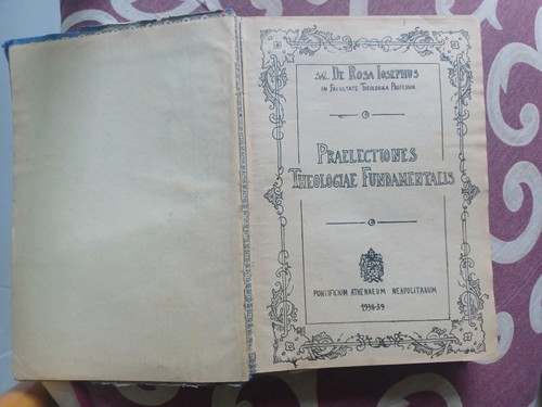 Libro sacra theologia - sacra, in