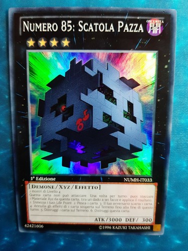 Yugioh numero scatola - numero,