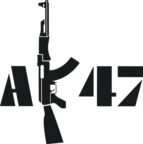 Kalaschnikow ak47 aufkleber - ak47,