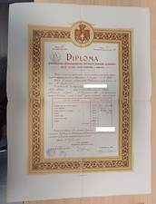 DIPLOMA REGNO D'ITALIA