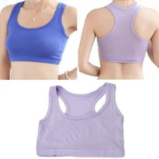 Reggiseno top sportivo da donna in cotone yoga jogging corsa palestra canotta
