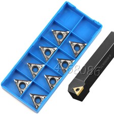 STGCR 2525M16 25x150mm Tornio Indicizzabile Turing Tool + Inserti CNC CTGT16T304-AK