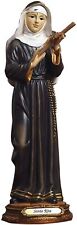 STATUA S. RITA 22,5 CM IN RESINA - DIPINTA A MANO Santa Rita da Cascia