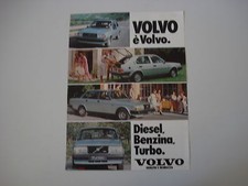 advertising Pubblicità 1981 VOLVO GLS/345 GL/244/TURBO