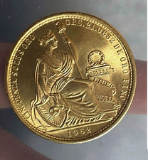 PERU' 50 SOLES 1962 LIMA ORO