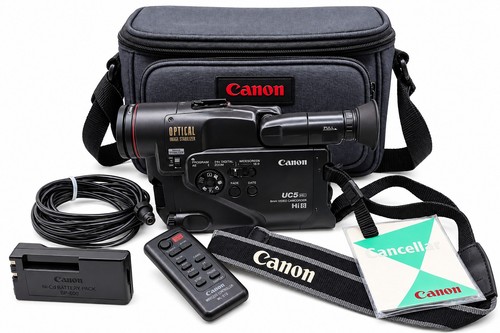 Videocamera canon uc5hie hi8 - uc5hie,