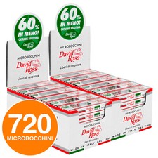 720 Microbocchini David Ross Sigarette Regular 8mm in Plastica Riutilizzabili