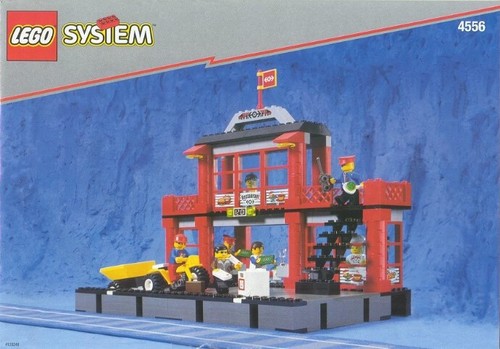 Lego 4556 train - train, station
