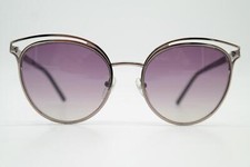 Occhiali Da Sole Calvin Klein CK2158S Argento Nero Ovale Nuovi