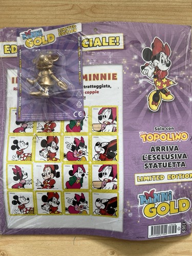 Statuetta minnie gold - minnie,