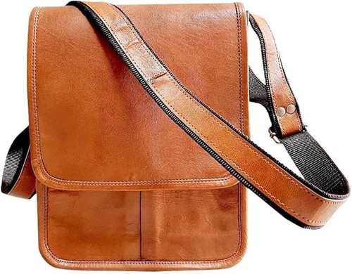 Borsa tracolla in pelle da - },