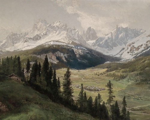 Poster paesaggio montano - poster,