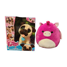 furreal friends cane carlino interattivo con peluche squishmallow